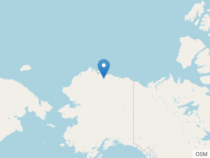 Locations where Alaskacephale fossils were found.