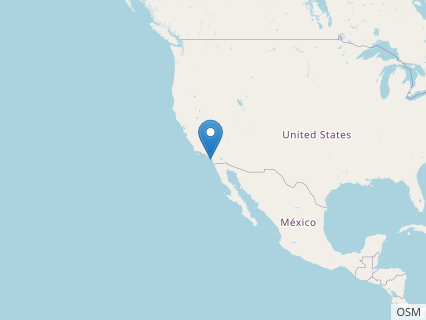 Locations where Aletopelta fossils were found.