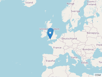 Locations where Archaeonectrus fossils were found.