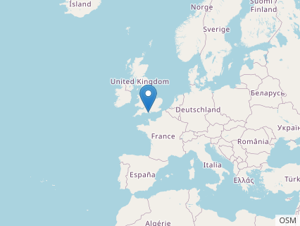 Locations where Aristosuchus fossils were found.