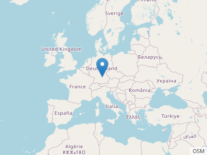 Locations where Aurorazhdarcho fossils were found.