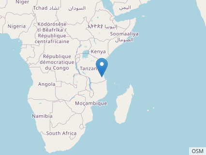 Locations where Australodocus fossils were found.