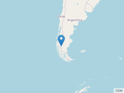 Locations where Austrocheirus fossils were found.