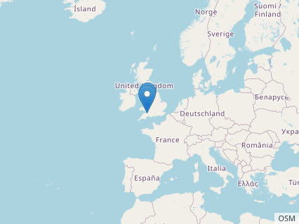 Locations where Camelotia fossils were found.