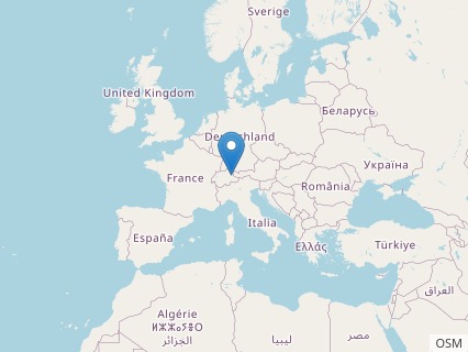 Locations where Caviramus fossils were found.