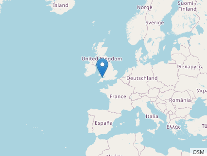 Locations where Eoplesiosaurus fossils were found.