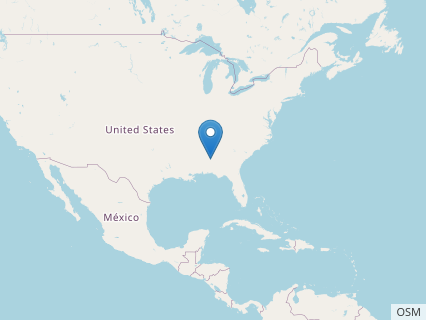 Locations where Eotrachodon fossils were found.