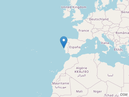 Locations where Eousdryosaurus fossils were found.