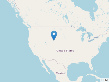 Locations where Gargoyleosaurus fossils were found.