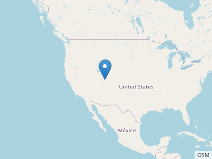 Locations where Gastonia fossils were found.