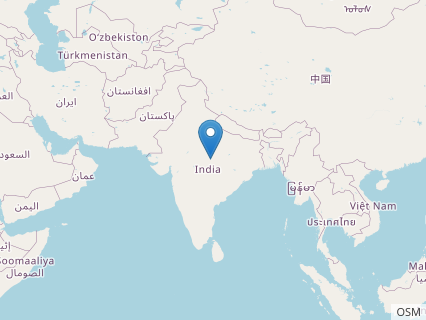 Locations where Jainosaurus fossils were found.