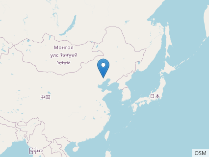 Locations where Jianchangnathus fossils were found.