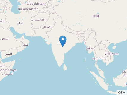 Locations where Kotasaurus fossils were found.