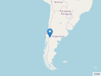 Locations where Ligabueino fossils were found.