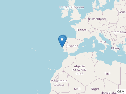 Locations where Lourinhasaurus fossils were found.