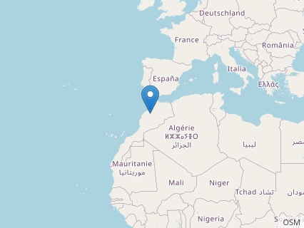 Locations where Phosphatodraco fossils were found.