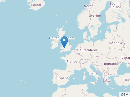 Locations where Proceratosaurus fossils were found.