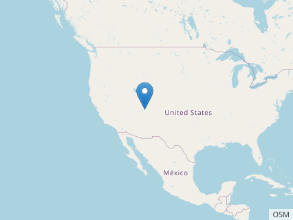 Locations where Seitaad fossils were found.