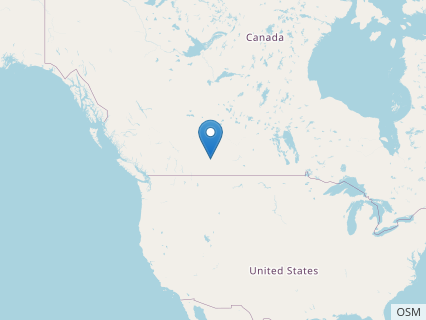 Locations where Spinops fossils were found.