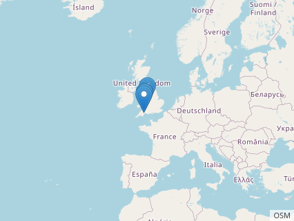 Locations where Thalassiodracon fossils were found.