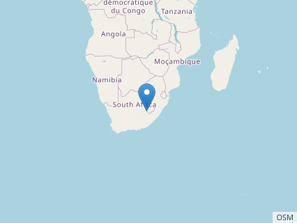 Locations where Thotobolosaurus fossils were found.